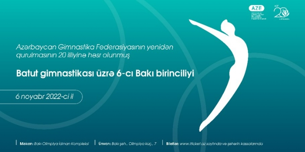 Batut gimnastikası üzrə Bakı birinciliyinə start verilir 