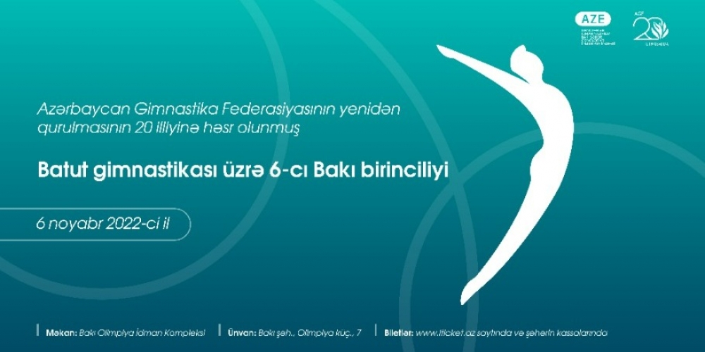 Batut gimnastikası üzrə Bakı birinciliyinə start verilir&nbsp;