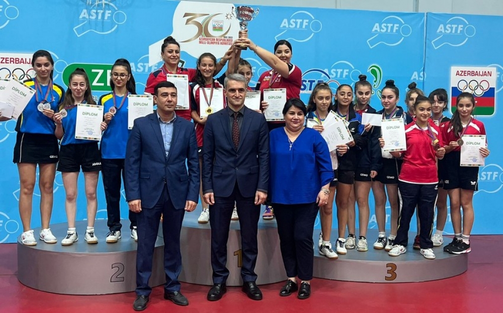 Stolüstü tennis üzrə ölkə kubokunun ən güclüləri müəyyənləşdi 