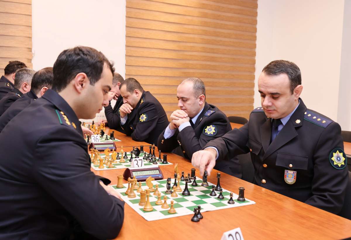“Heydər Əliyev İli” çərçivəsində Gömrük əməkdaşları arasında şahmat turniri keçirilib - FOTO