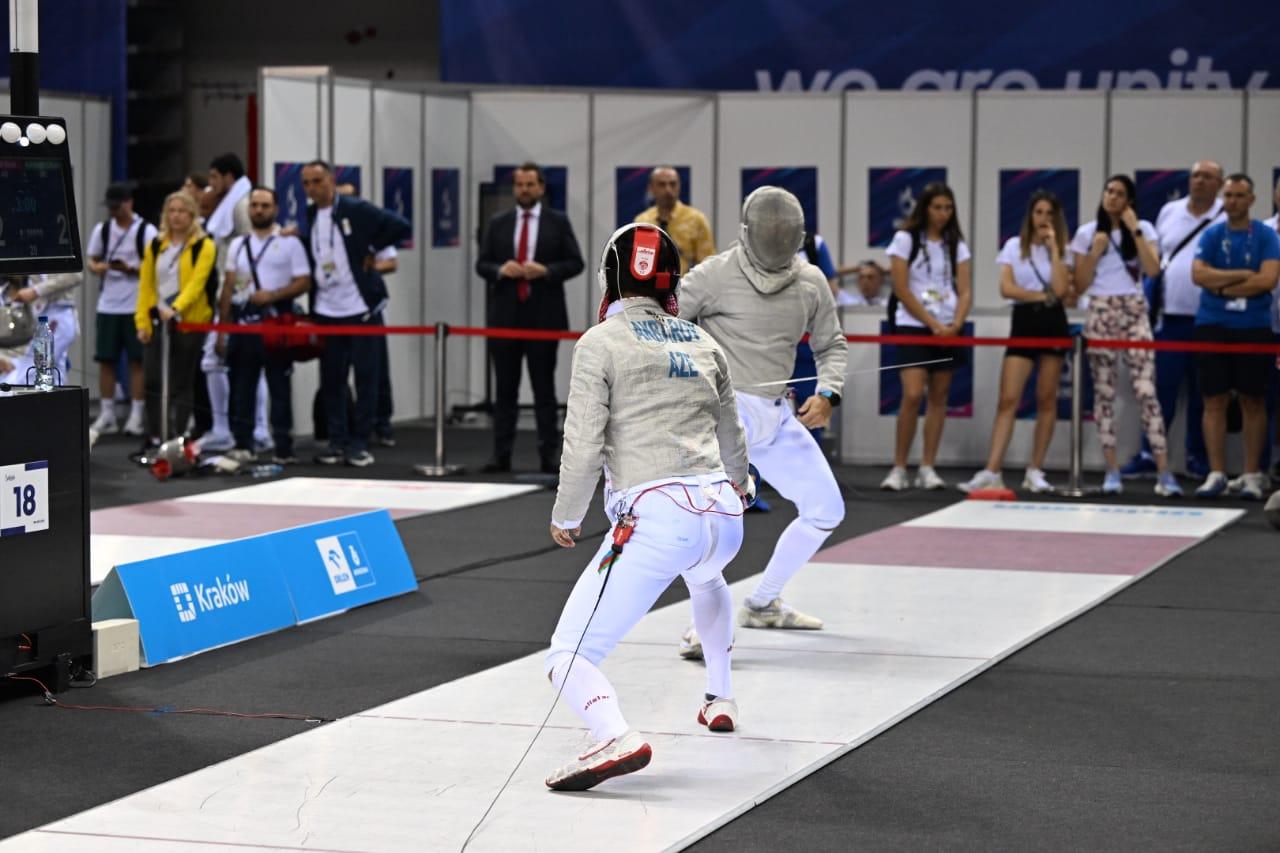 III Avropa Oyunları: sablyaçılarımız mübarizəni dayandırdılar - FOTO/VIDEO