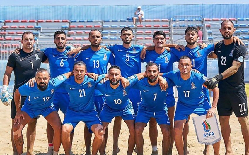 Çimərlik futbolu üzrə yığmamız Avropa Oyunlarında beşinci yeri tutdu