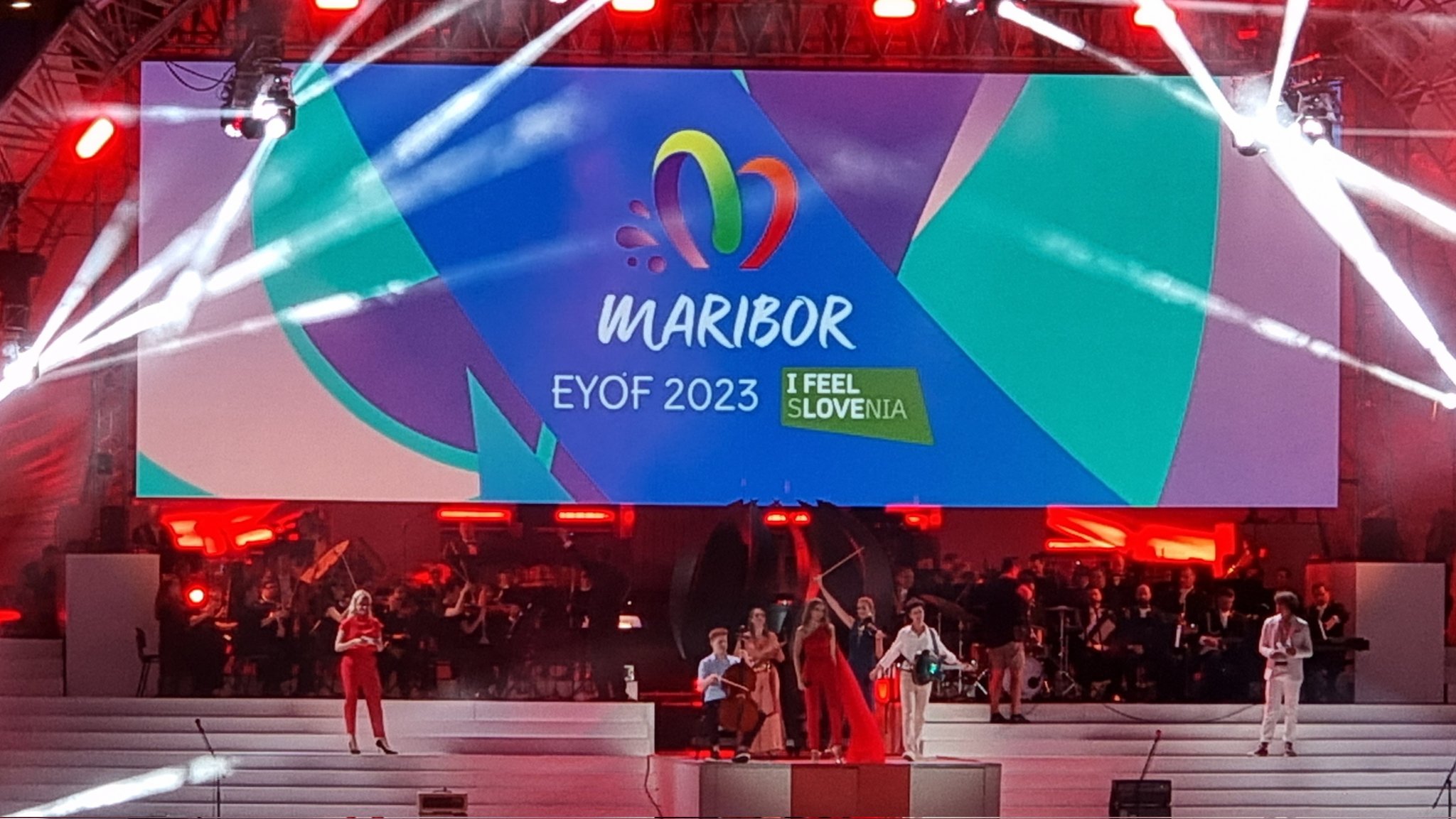 Mariborda XVII Avropa Gənclər Olimpiya Festivalının açılış mərasimi keçirilib - FOTO