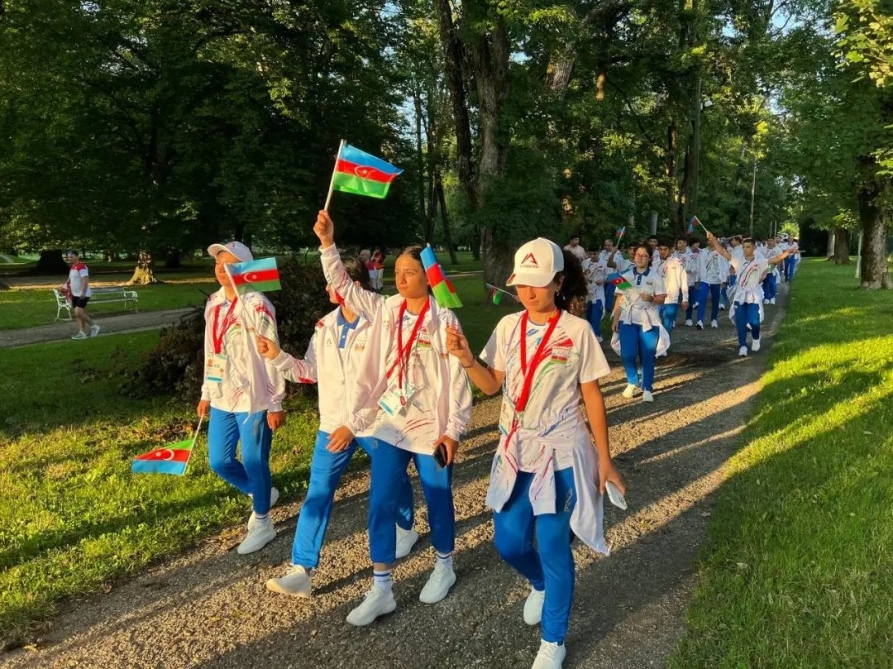 Mariborda XVII Avropa Gənclər Olimpiya Festivalının açılış mərasimi keçirilib - FOTO