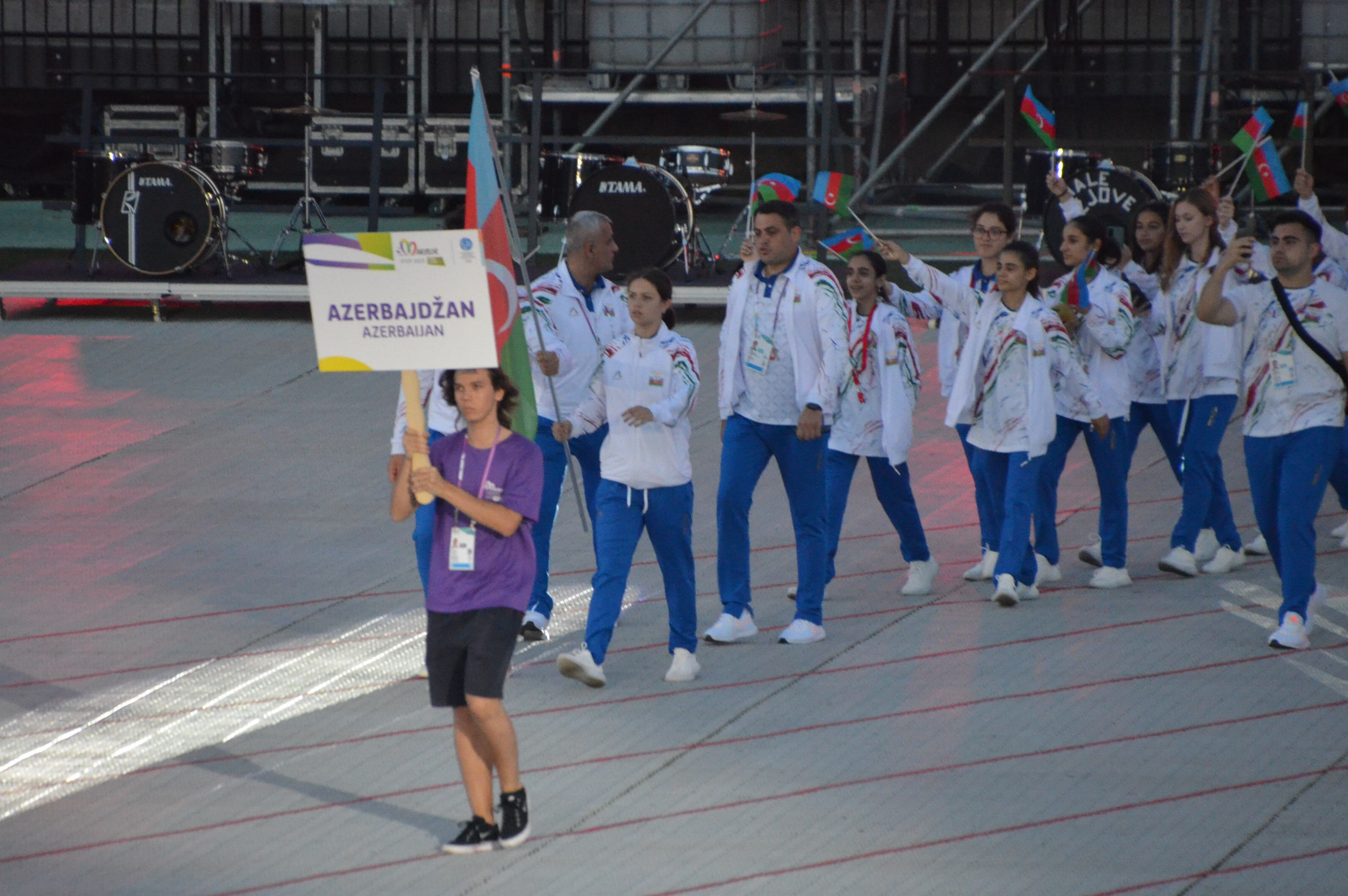 Mariborda XVII Avropa Gənclər Olimpiya Festivalının açılış mərasimi keçirilib - FOTO