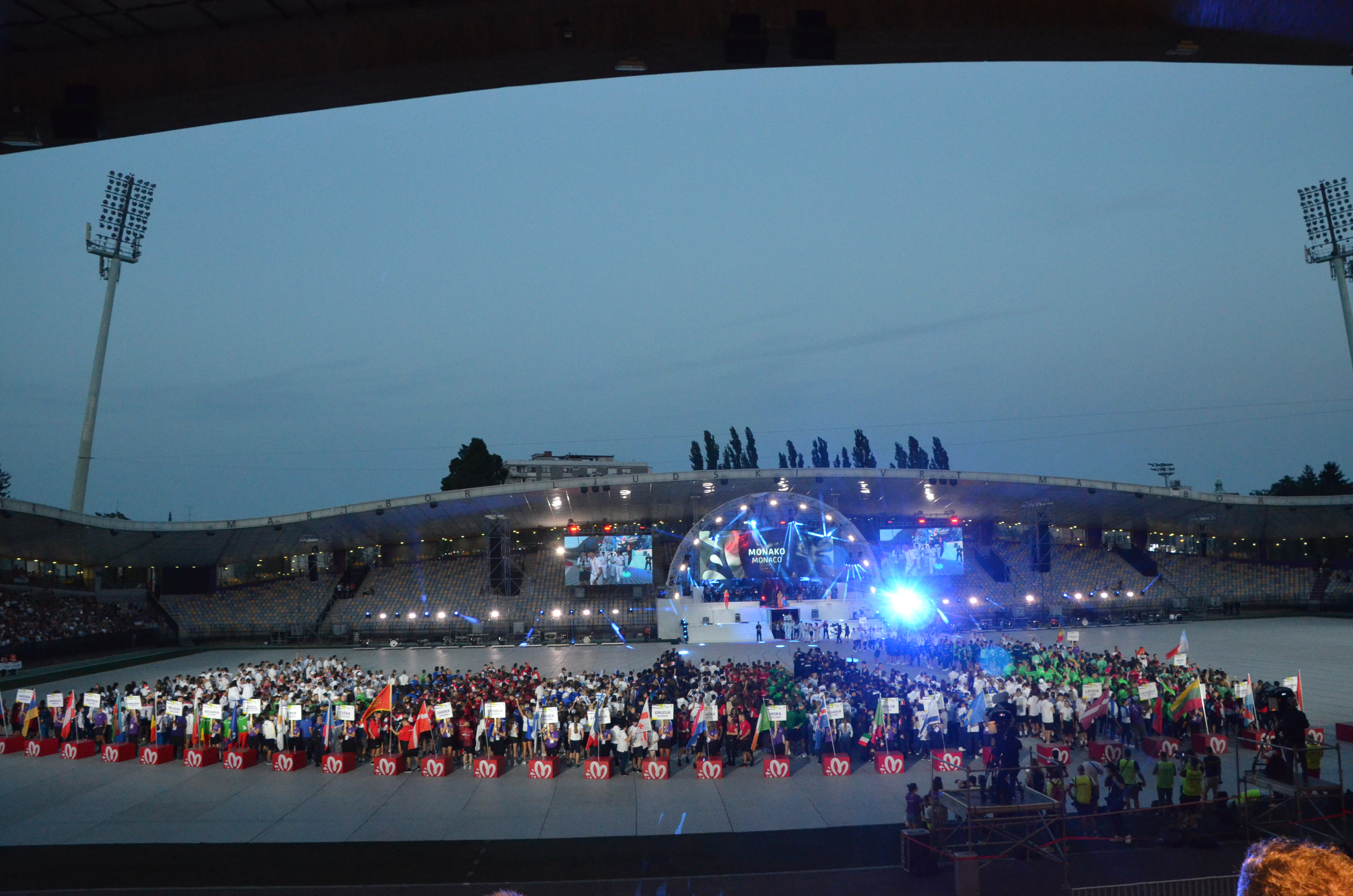 Mariborda XVII Avropa Gənclər Olimpiya Festivalının açılış mərasimi keçirilib - FOTO