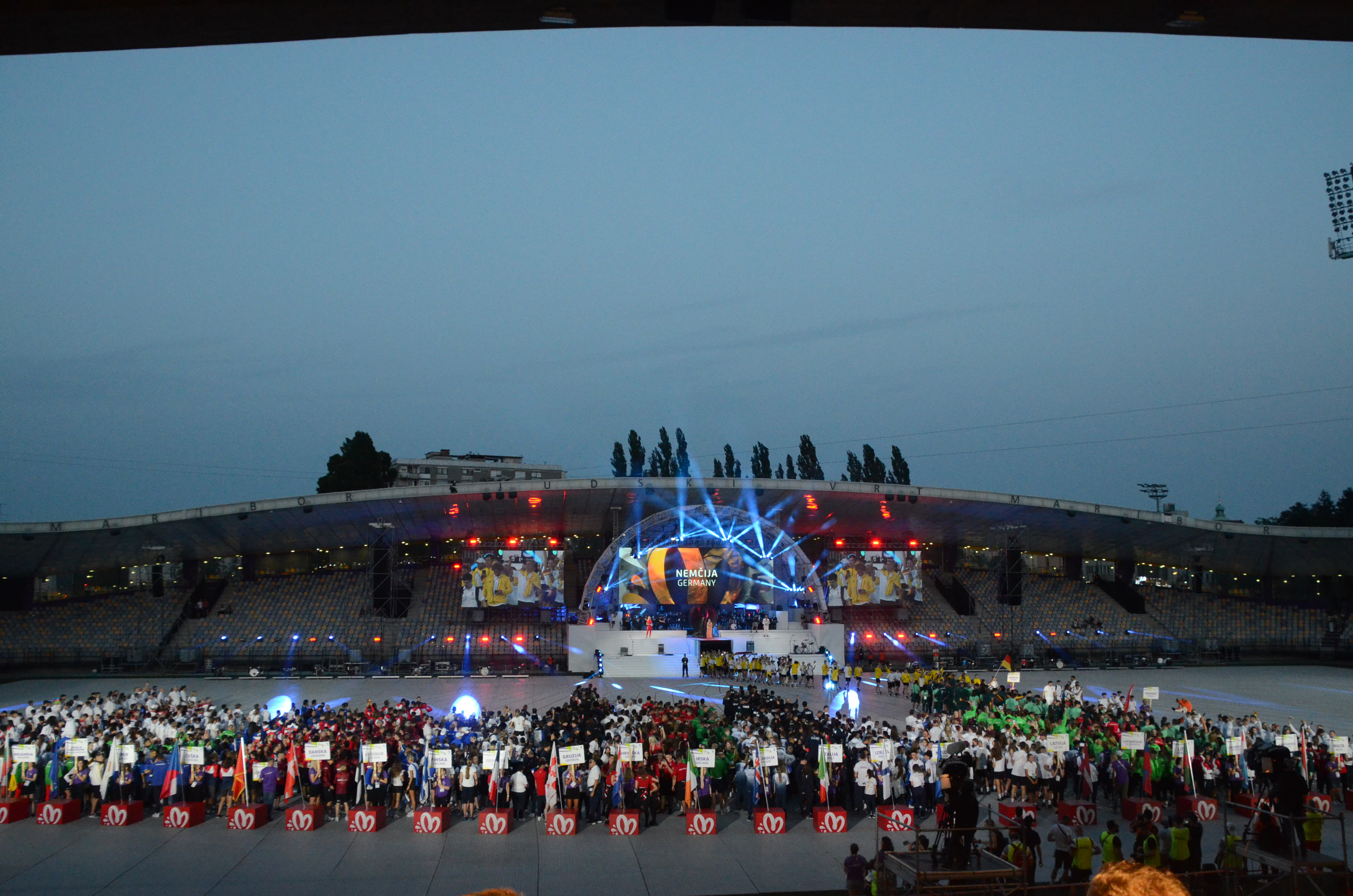 Mariborda XVII Avropa Gənclər Olimpiya Festivalının açılış mərasimi keçirilib - FOTO