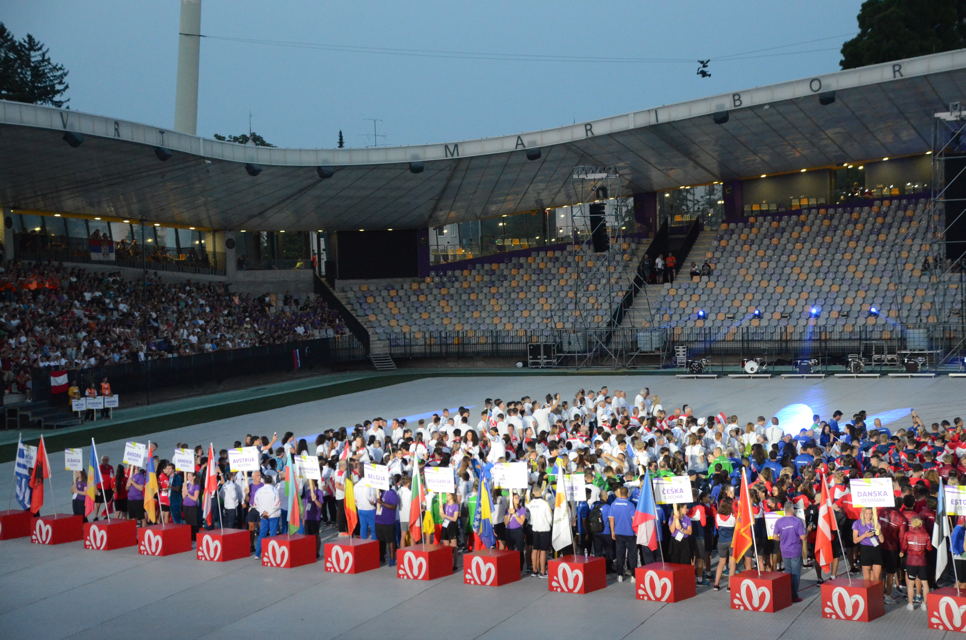 Mariborda XVII Avropa Gənclər Olimpiya Festivalının açılış mərasimi keçirilib - FOTO