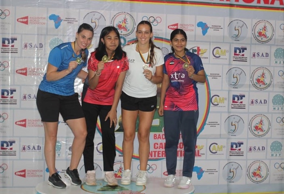 Badmintonçumuz Kamerunda birinci oldu