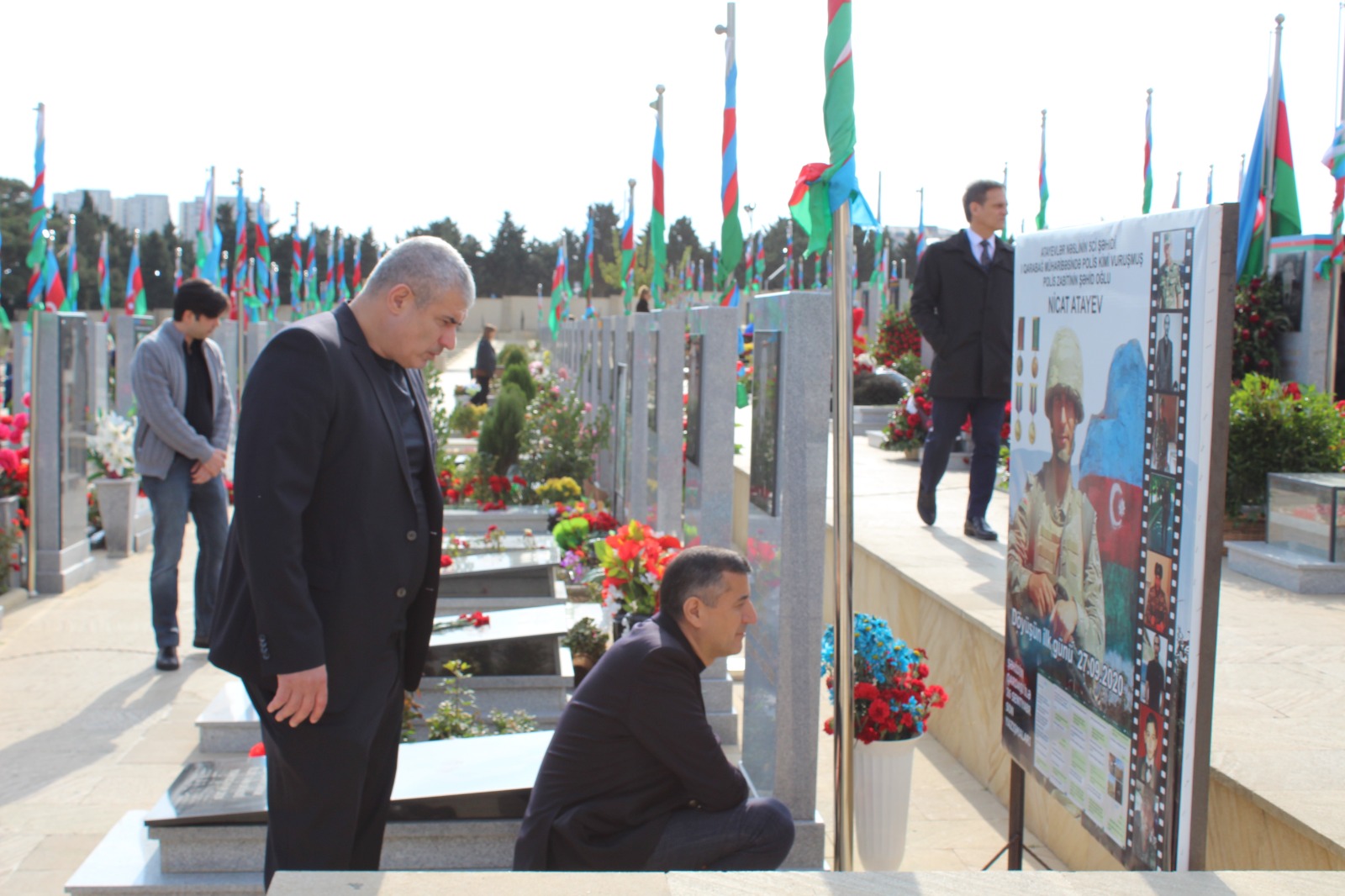 IV &ldquo;Raquf Orucov Kuboku&rdquo;: turnir təşkilatçıları Fəxri xiyabanı və Şəhidlər xiyabanını ziyarət ediblər