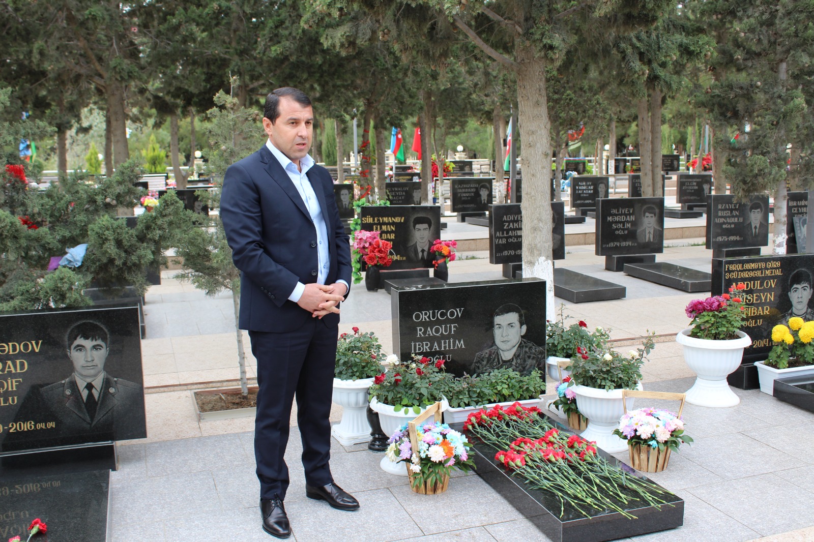IV &ldquo;Raquf Orucov Kuboku&rdquo;: turnir təşkilatçıları Fəxri xiyabanı və Şəhidlər xiyabanını ziyarət ediblər