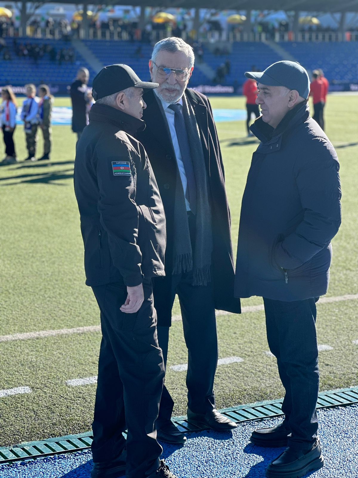 Xankəndi şəhər stadionunda 30 illik fasilədən sonra tarixi futbol oyunu keçirilib