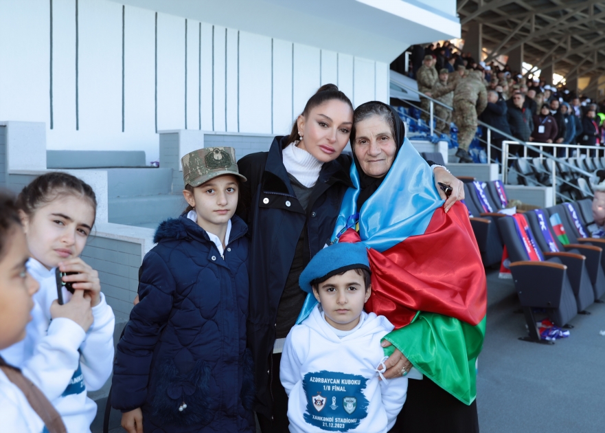 Xankəndi: tarixi futbol oyunu zamanı ən yaddaqalan fotolar