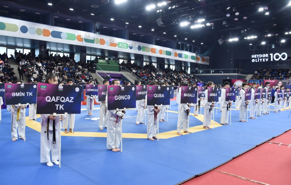 Taekvondo üzrə Azərbaycan çempionatının açılış mərasimi keçirilib