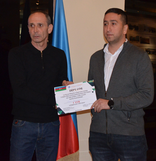 Futzal turnirinin qalibləri mükafatlandırılıb - FOTO