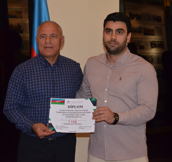 Futzal turnirinin qalibləri mükafatlandırılıb - FOTO