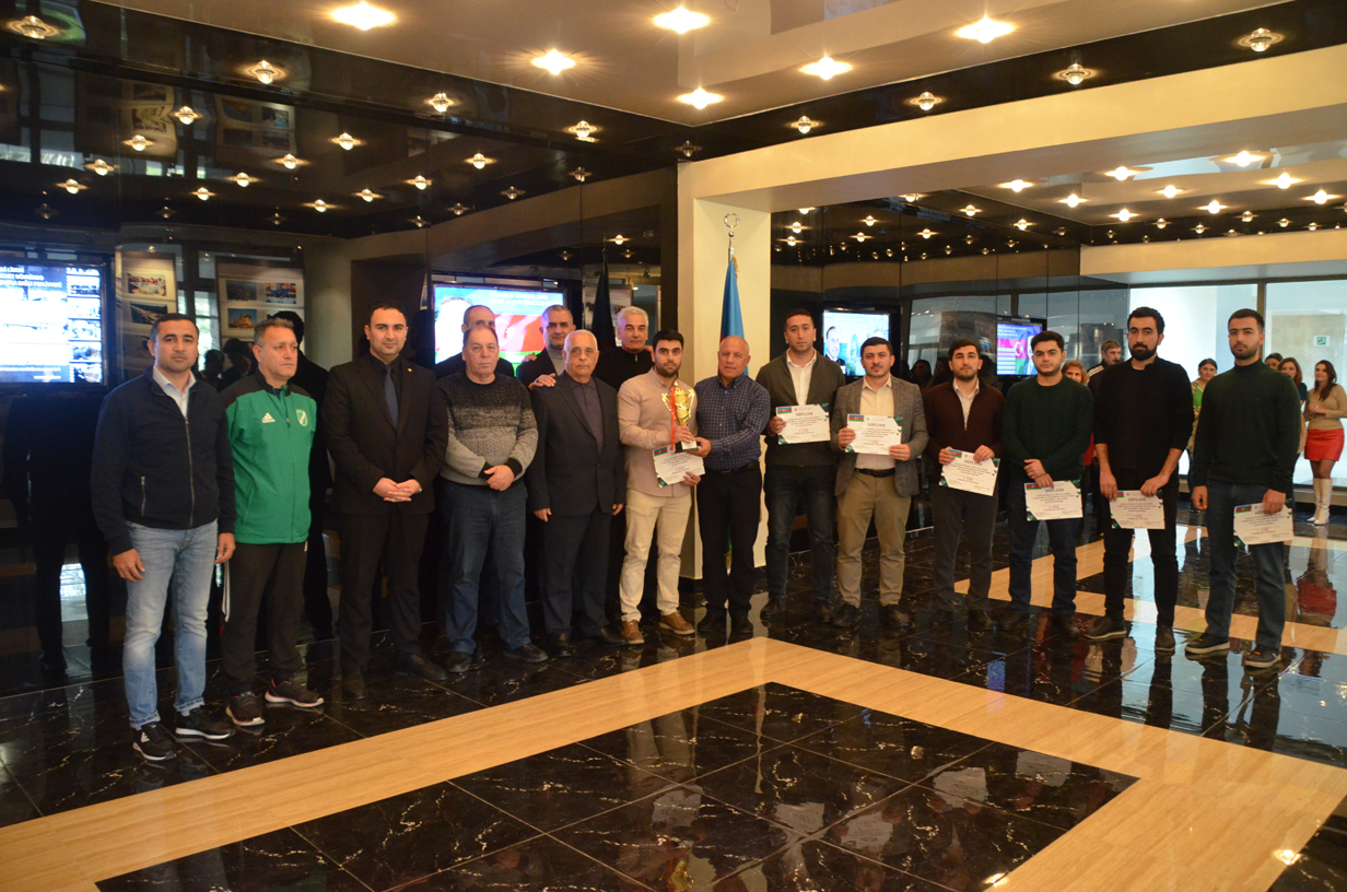 Futzal turnirinin qalibləri mükafatlandırılıb - FOTO