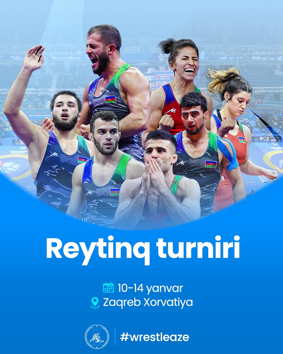 Güləşçilərimiz 2024-cü ilin ilk yarışına çıxır