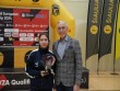 Voleybolçumuz mükafatılandırıldı