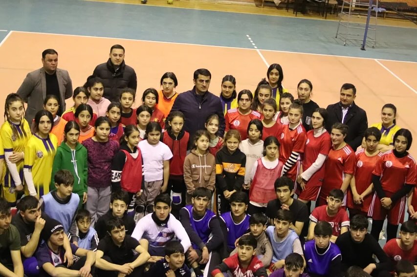 AVF rəsmiləri Tovuz Regional Voleybol Klubunda olublar - FOTO