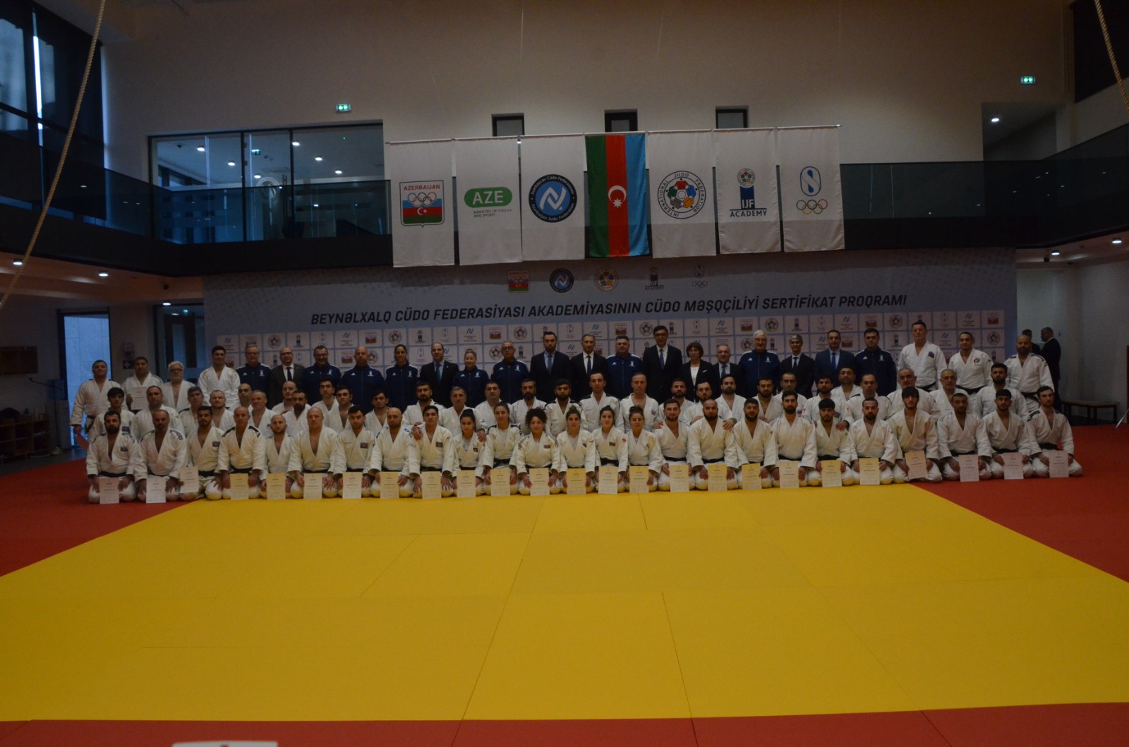 BCF Akademiyasının cüdo məşqçiliyi sertifikat proqramına yekun vurulub&nbsp;  ​​​​​