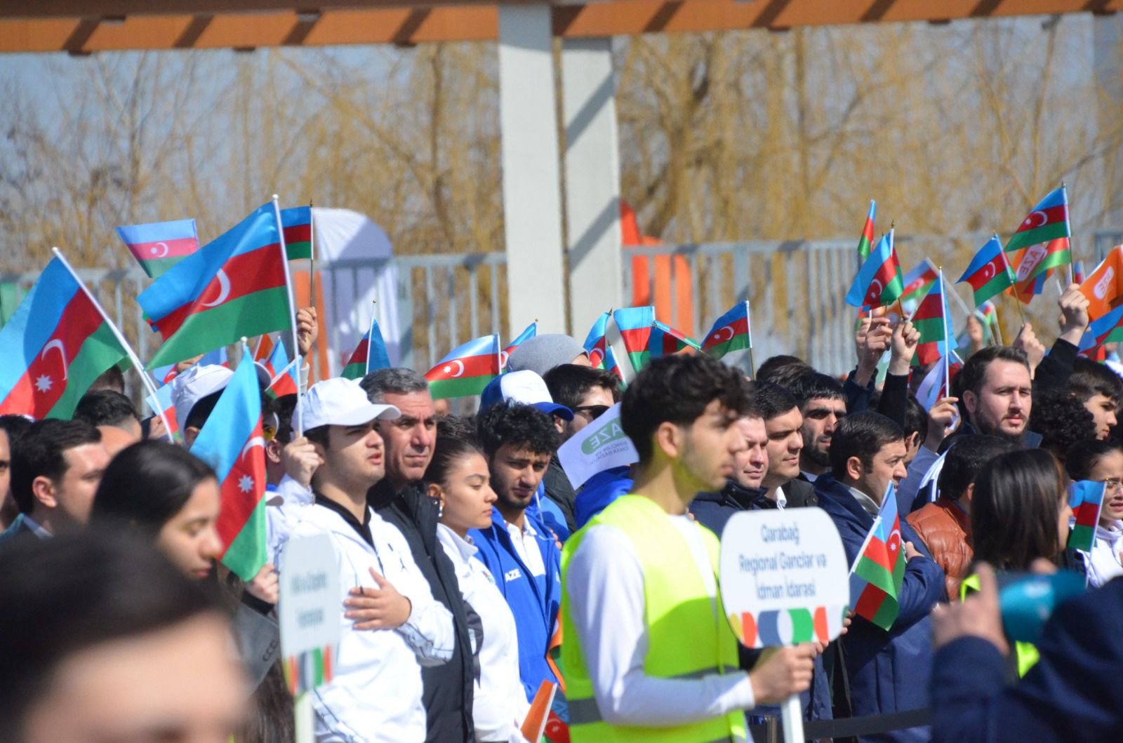 Qubada 5 Mart - Bədən Tərbiyəsi və İdman Günü münasibəti ilə idman paradı keçirilib - FOTO
