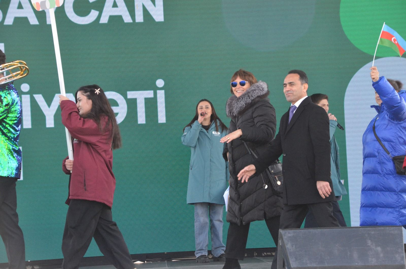 Qubada 5 Mart - Bədən Tərbiyəsi və İdman Günü münasibəti ilə idman paradı keçirilib - FOTO