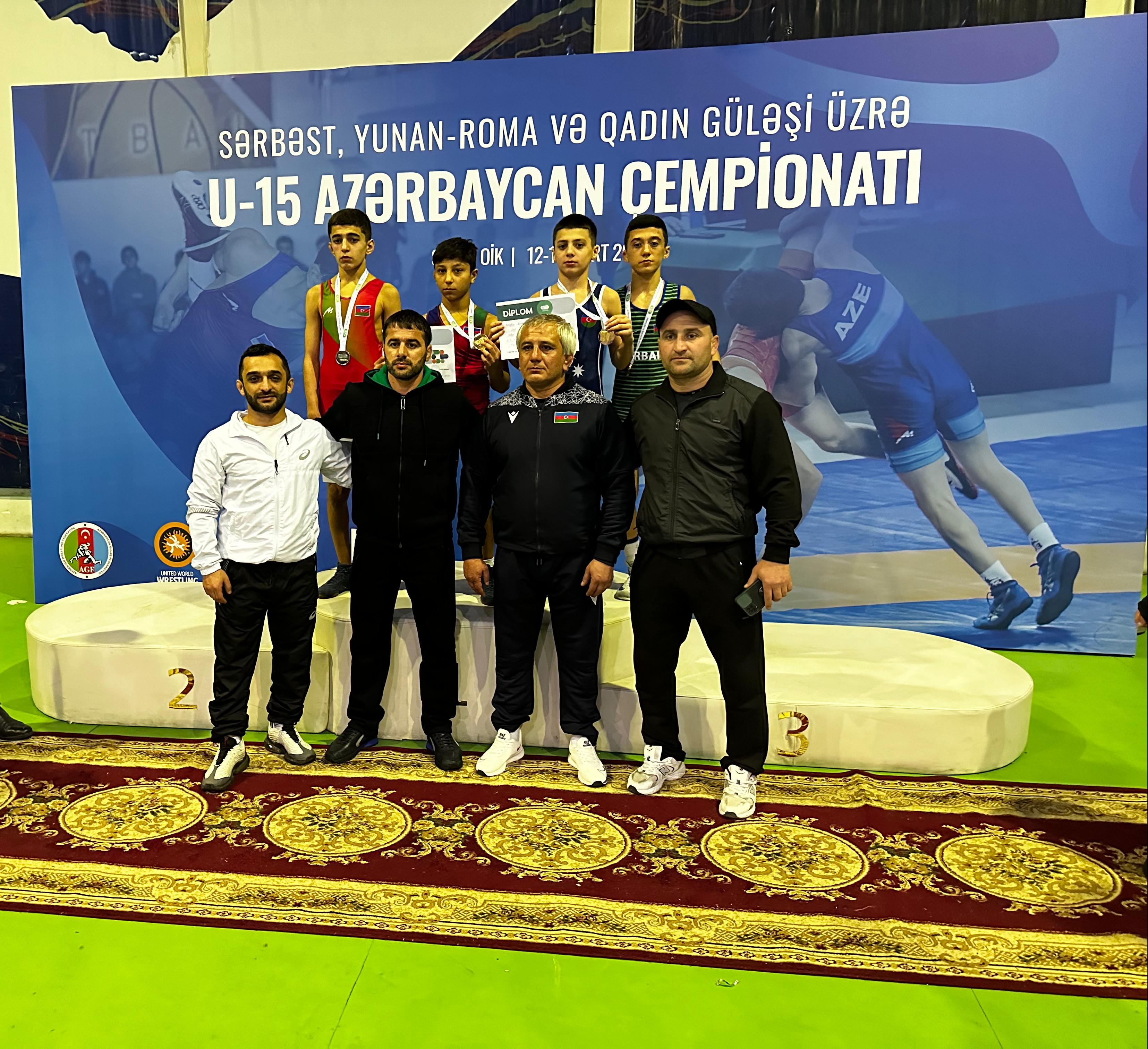 “Zenit” BTİC İB-in sərbəst güləşçiləri Azərbaycan birinciliyində uğurla çıxış ediblər