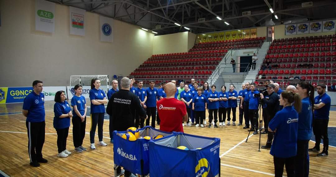 Voleybol üzrə &quot;Aşağı yaş qrupu məşqçilərinin inkişafı&quot; seminarı başa çatıb