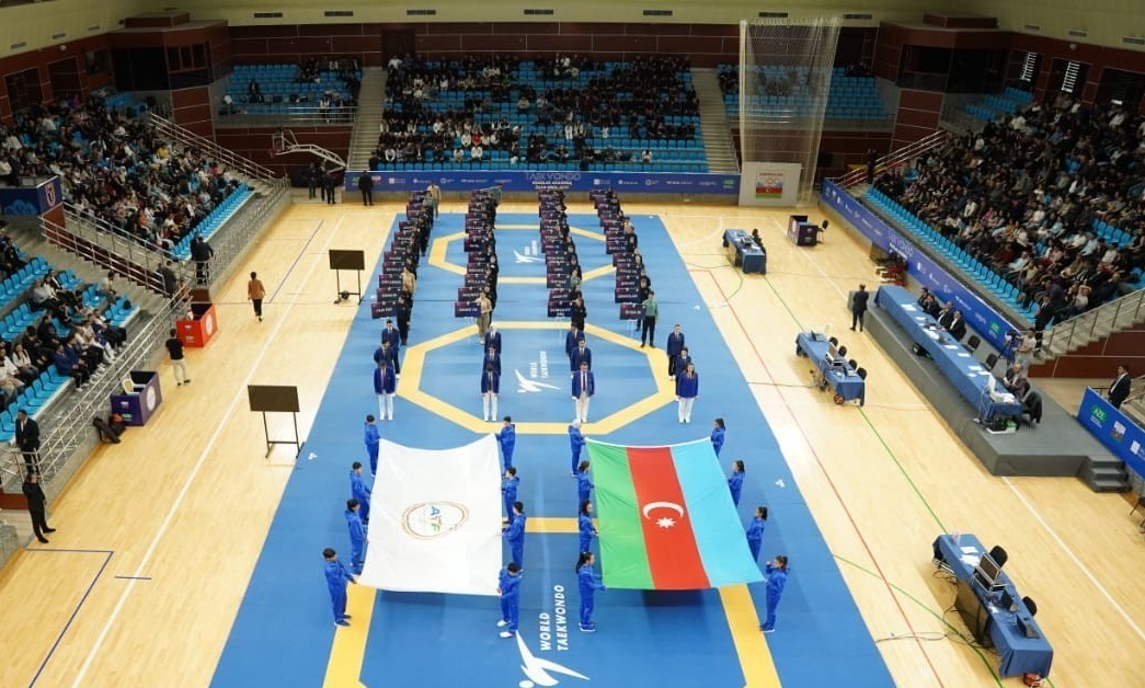 Taekvondo üzrə Azərbaycan birinciliyinin açılış mərasimi keçirilib&nbsp;&nbsp;