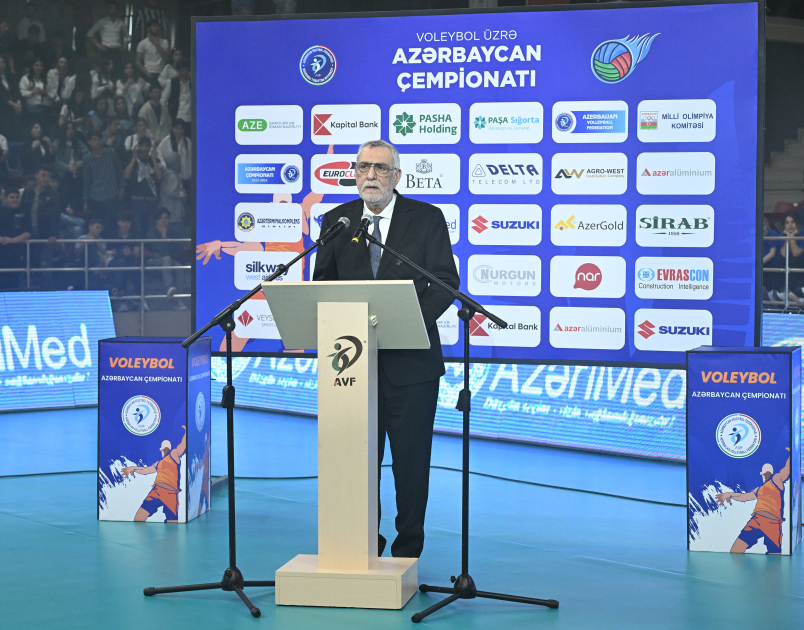 Voleybol üzrə Azərbaycan çempionatının qalibləri mükafatlandırılıb - FOTO