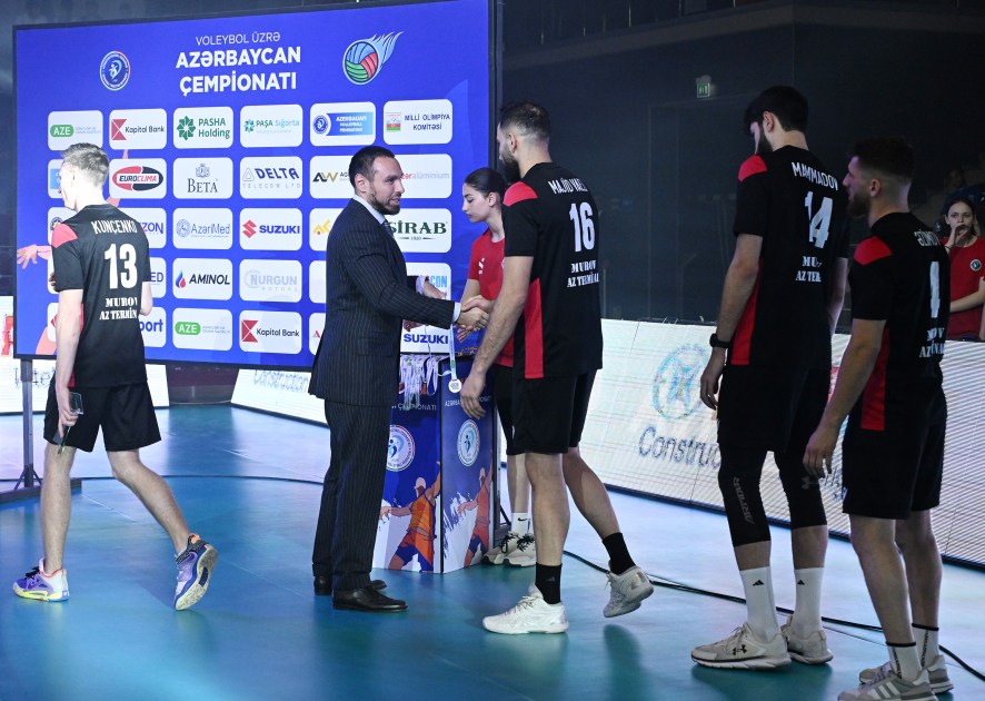 Voleybol üzrə Azərbaycan çempionatının qalibləri mükafatlandırılıb - FOTO