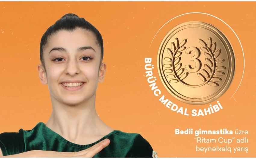 Gimnastlarımız Serbiyada beş medal qazandılar 