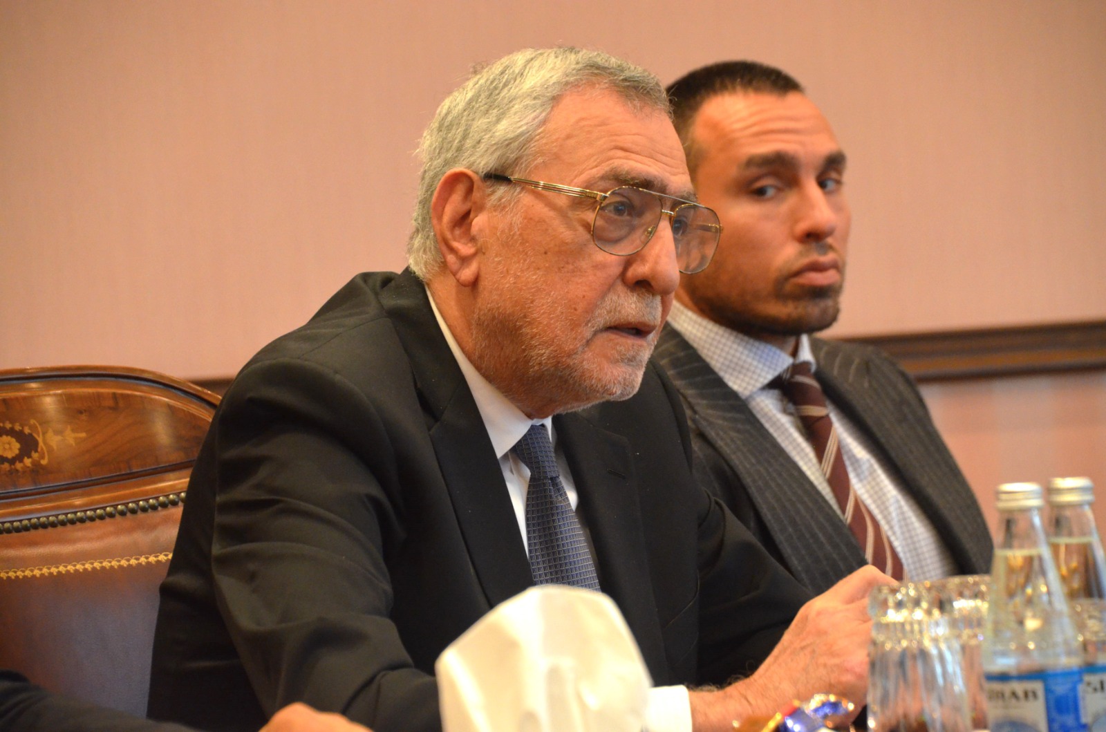 MOK-da Beynəlxalq Ağırlıqqaldırma Federasiyasının prezidenti Məhəmməd Caludla görüş olub