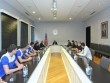 Federasiya rəhbərliyi millimizin üzvləri ilə görüşüb