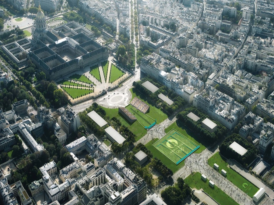 Paris-2024-də yarışların keçiriləcəyi arenaların əksəriyyəti mərkəzdə yerləşir