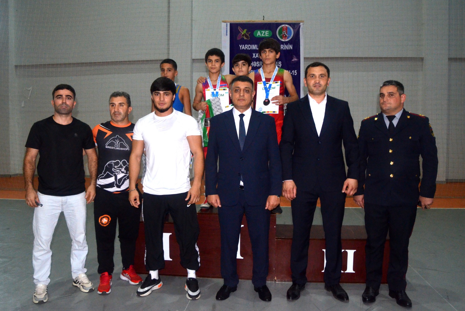 Yardımlı şəhidlərinin xatirəsinə sərbəst güləş üzrə açıq rayon birinciliyi keçirilib