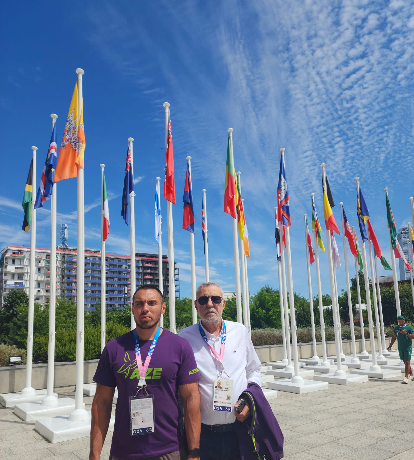 Milli Olimpiya Komitəsinin rəsmiləri Parisdə Olimpiya kəndində olublar