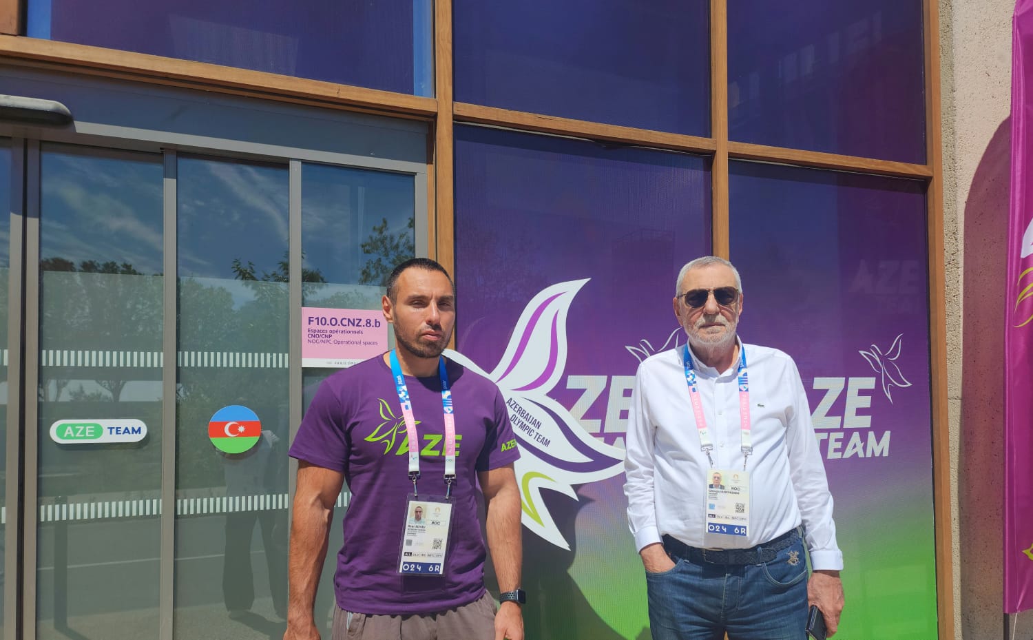 Milli Olimpiya Komitəsinin rəsmiləri Parisdə Olimpiya kəndində olublar