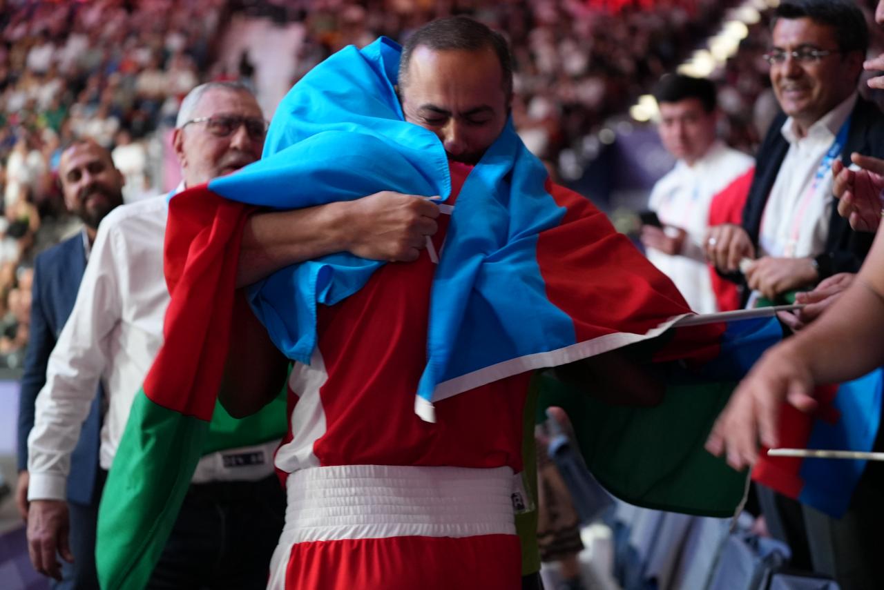 Olimpiya mükafatçımız Paris-2024-ə qələbə ilə başladı - FOTO
