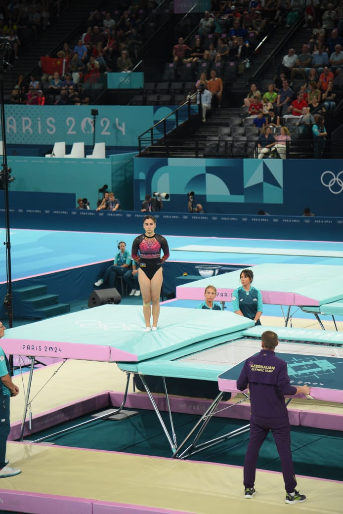 Batut gimnastımız Paris-2024-də ilk çıxışını başa vurdu 