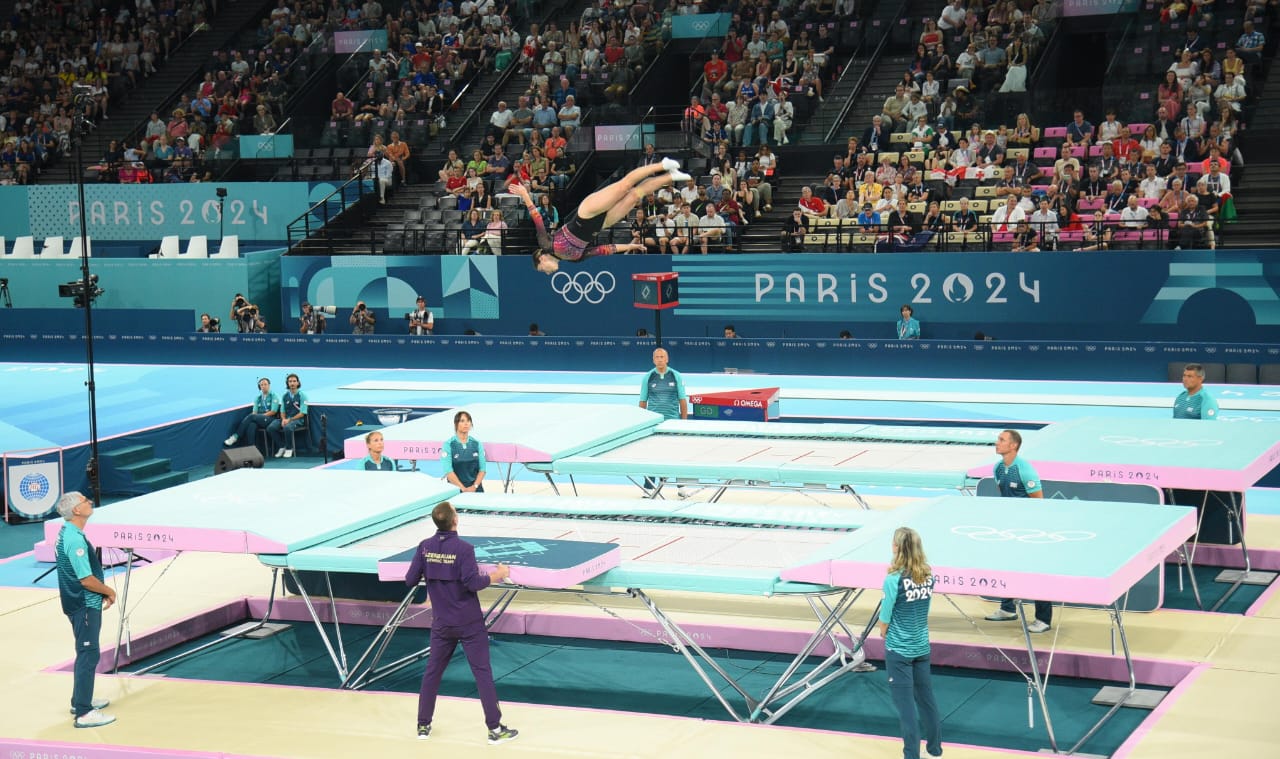 Batut gimnastımız Paris-2024-də ilk çıxışını başa vurdu 