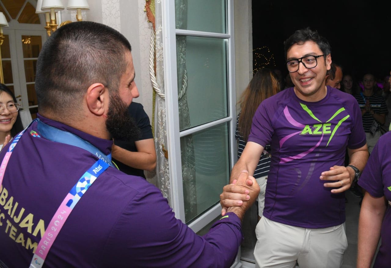 “Azərbaycan Olimpiya Evi”ndə XXXIII Yay Olimpiya Oyunlarında medal qazanmış idmançılarımızla görüş olub