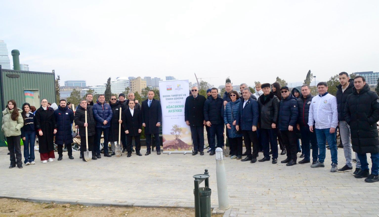 5 Mart - Bədən Tərbiyəsi və İdman Günü münasibətilə ağacəkmə aksiyası keçirilib