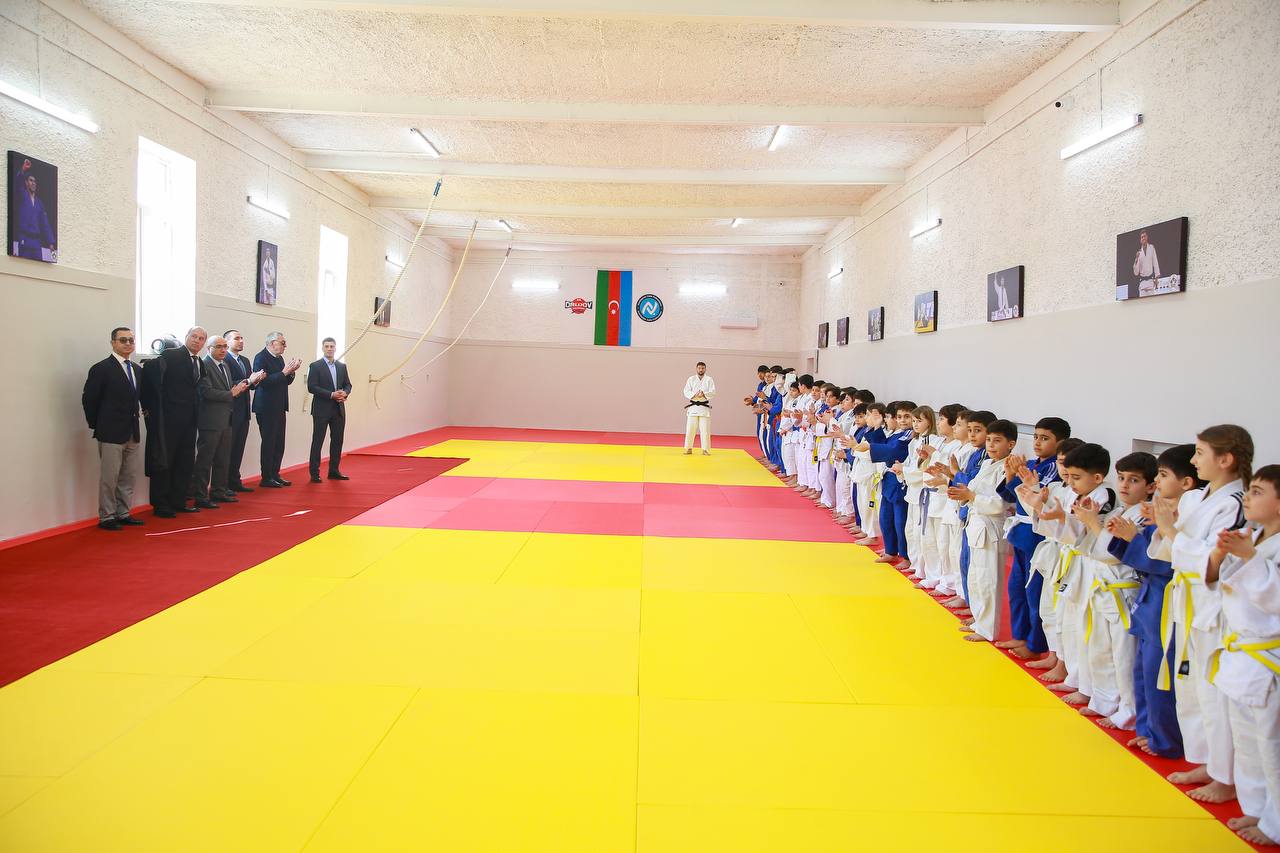 Olimpiya mükafatçımızın daha bir cüdo zalı fəaliyyətə başlayıb 