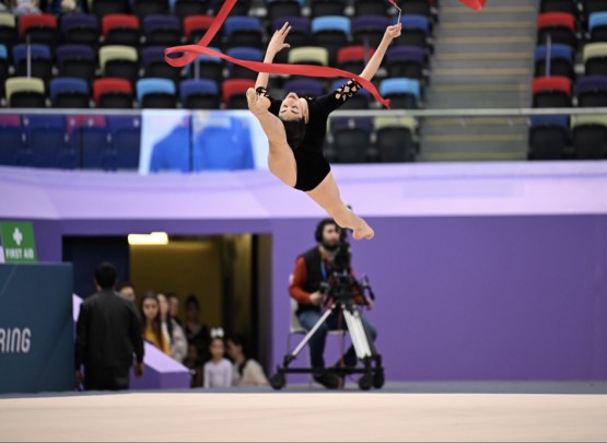 Bədii gimnastlarımız Bakıdakı turnirdə qızıl və bürünc medallar qazandılar