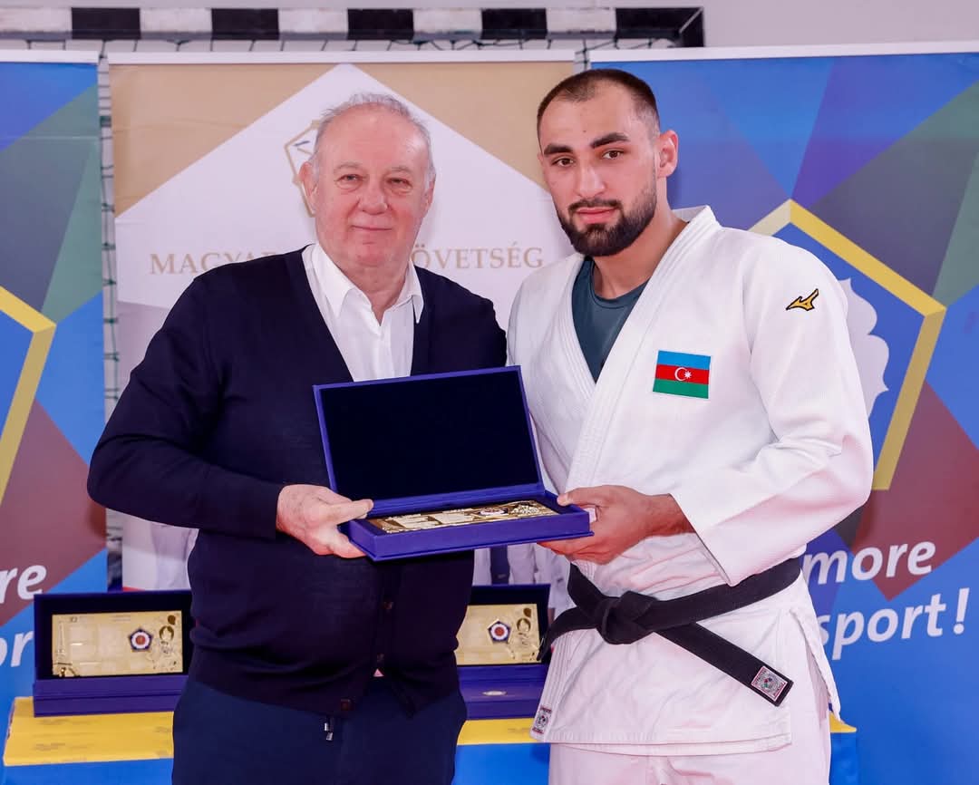 Olimpiya çempionlarımız Avropa Cüdo Birliyi tərəfindən mükafatlandırılıb 