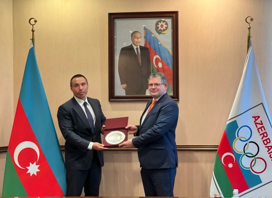 MOK-da Deflimpiya Hərəkatının inkişafı üçün beynəlxalq qurumların rəsmiləri ilə görüş keçirilib