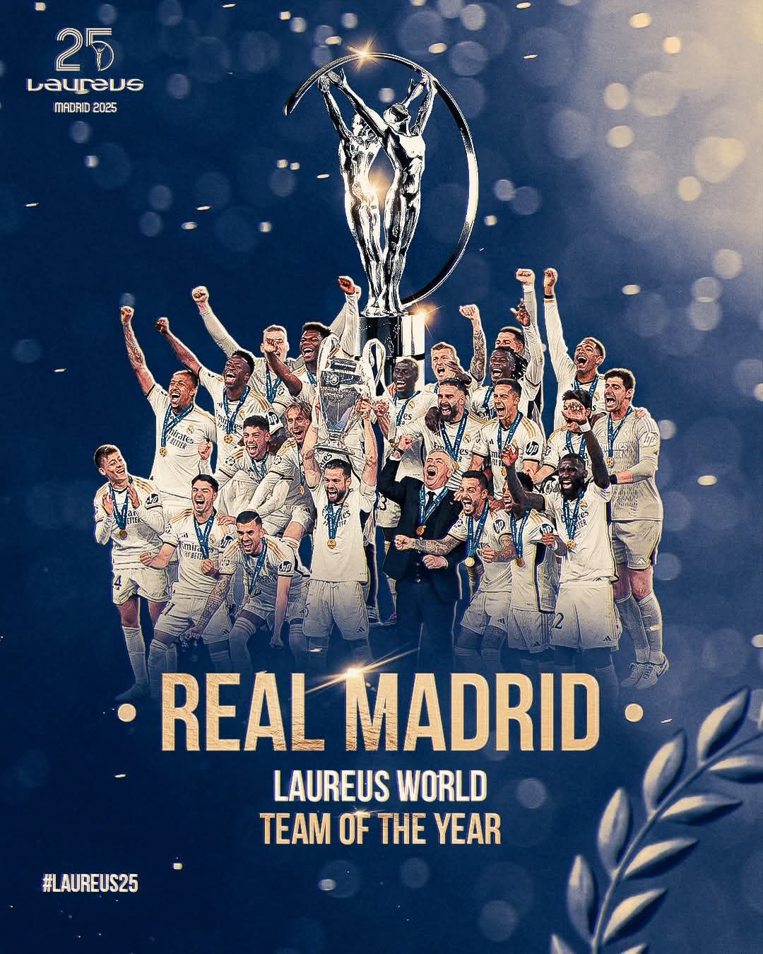 &ldquo;Real Madrid&rdquo; &ldquo;Laureus&rdquo; mükafatında ilin klubu seçildi