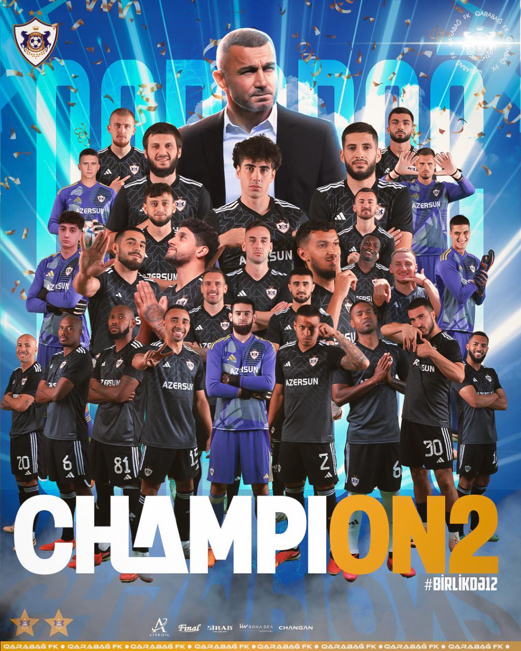 &quot;Qarabağ&quot; Premyer Liqada 12-ci dəfə çempion oldu